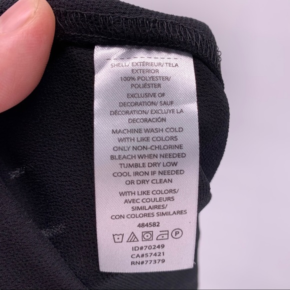 Ann Taylor Black Button Down Victorian Blouse - Picture 4 of 6